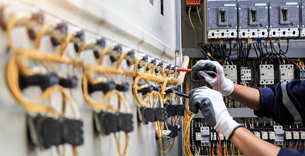 Professional Electrician technician working in Industry, PA